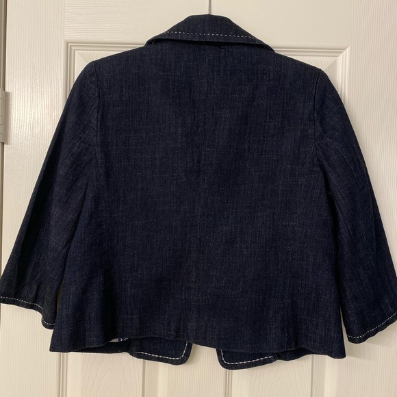Talbots 6P denim blazer/jacket - Picture 5 of 5